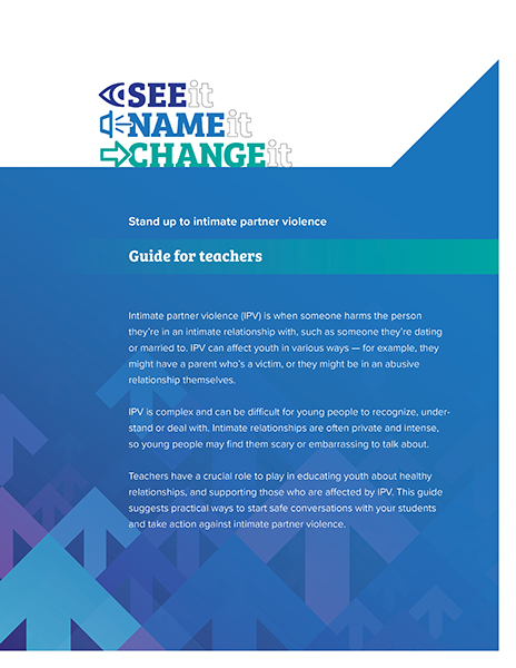 Guide for teachers cover